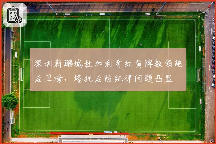 深圳新鹏城杜加利奇红黄牌数领跑后卫榜，塔托后防纪律问题凸显